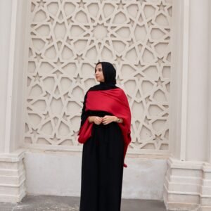 عباية سندس مع شال أورجانزا